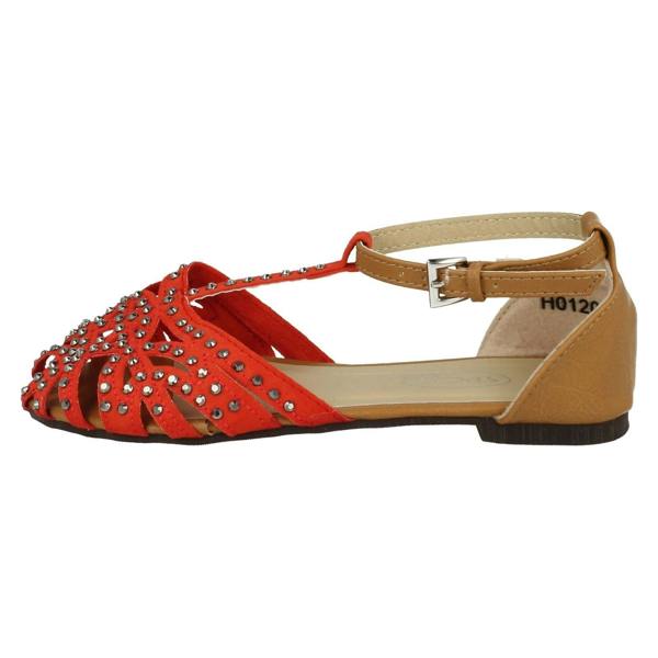 Spot On Girls Spot On T-Bar Diamante Sandals