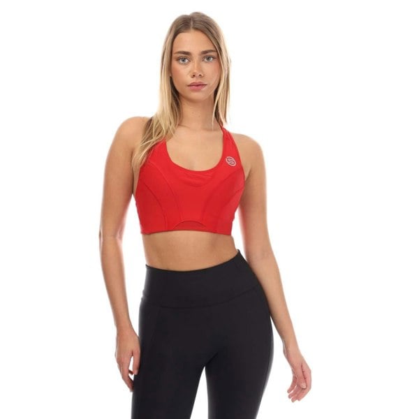 Skins Womens/Ladies Series-3 Hi-Impact Sports Bra - Red