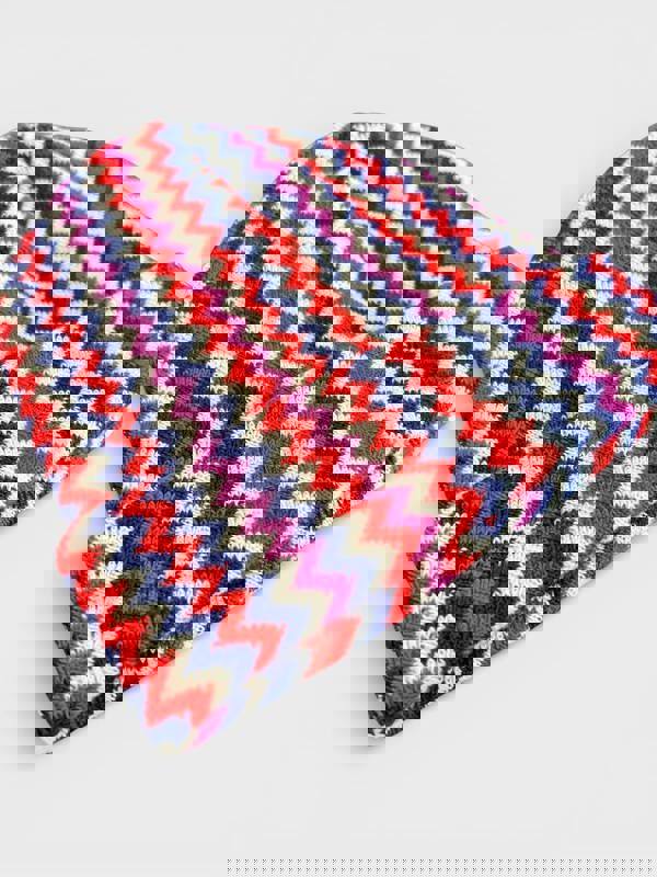 Missoni Zigzag Beanie Multi Orange