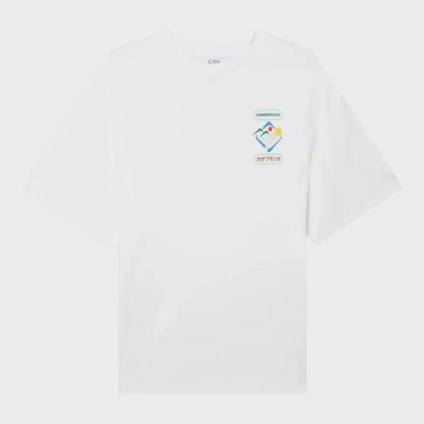 Casablanca Montagne Sportif Oversized T-Shirt White