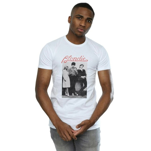 Blondie Mens Distressed Band T-Shirt - White