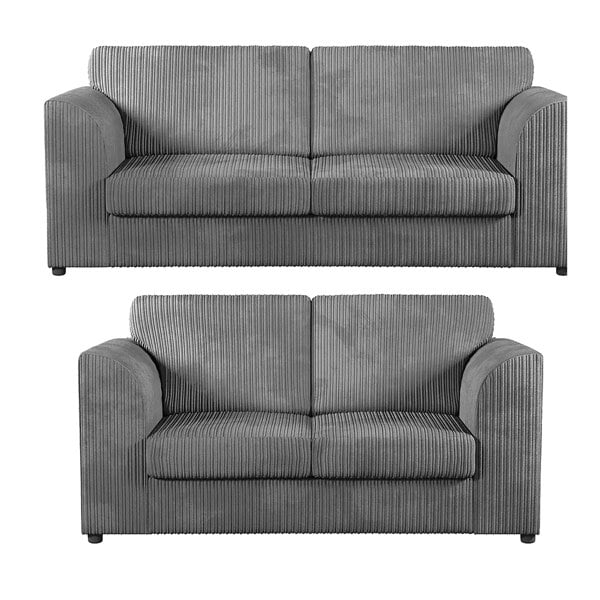 Furnishings For Less Luxor Full Jumbo 3 + 2 Seater Sofa Set – Full Back