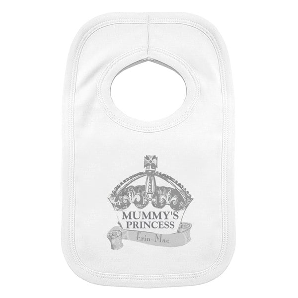 Personalised Memento Company Personalised Royal Crown Bib