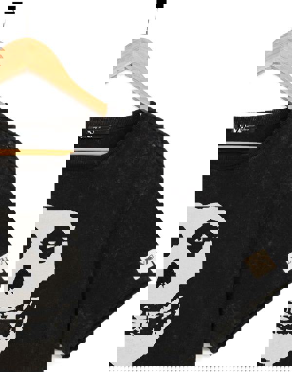 Misfits Mens Black Band Logo Short Sleeved T-Shirt