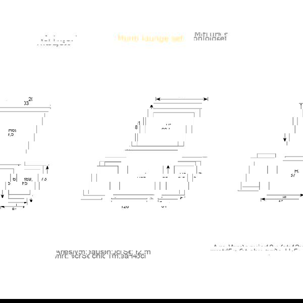 Garden Impressions Monti - Lounge Suite with Coffee Table