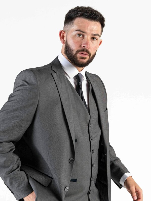V2 Classic Oliver - Grey Three Piece Suit