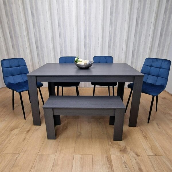 Kosy Koala Dining Table Set with 4 Chairs and a Bench Dining Room and Kitchen table set of 4