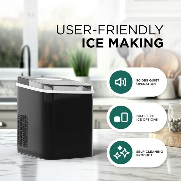 DMD Collective Countertop Ice Maker Machine with Fast Ice in 6–12 Minutes