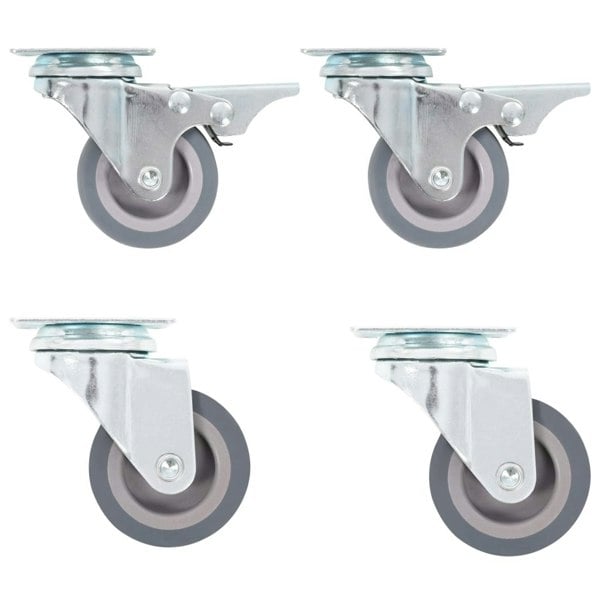 Berkfield 8 pcs Swivel Casters 50 mm