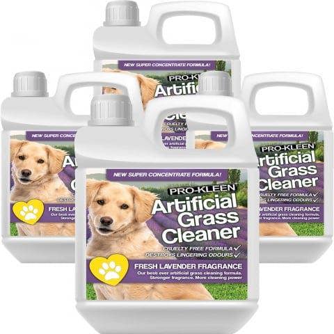 ProKleen Pro-Kleen Artificial Grass Cleaner for Dogs and Pet Friendly Cruelty Free Disinfectant with Deodoriser 4 in 1. Lavender 4L