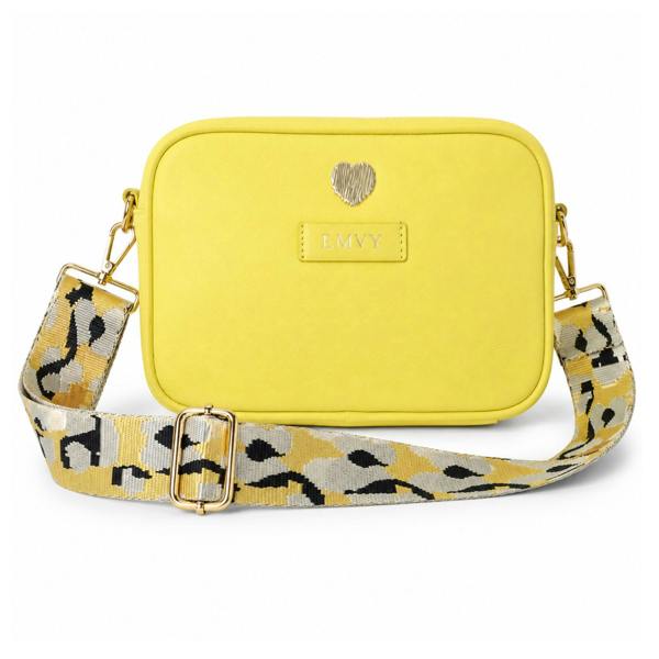 Love EMVY Signature Heart Genuine Leather Mini Crossbody Bag with 2 Adjustable Straps