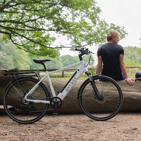Hygge Bikes Lossø 2026 – Urban E-Bike 36V 13Ah – Ivory White