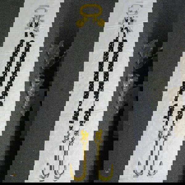 SECUREFIXDIRECT J Hook Recovery Winch Brothers Towing Chain (Heavy Duty Tow Assist G80 2 Leg 2M Sling Shorteners)