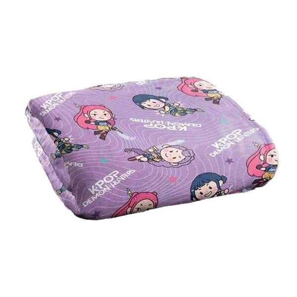 K-Pop Demon Hunters Chibi Huntr/X Blanket - Multicoloured