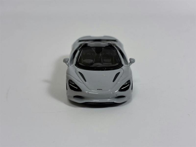 MCSlots McLaren 750S Spider Cirrus Grey RHD 1:64 Scale Mini GT MGT00973R