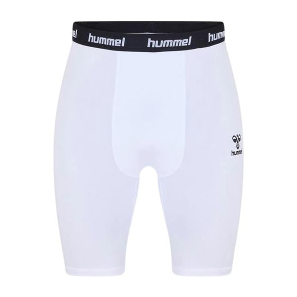 Hummel Mens Elite Compression Running Shorts - White - 