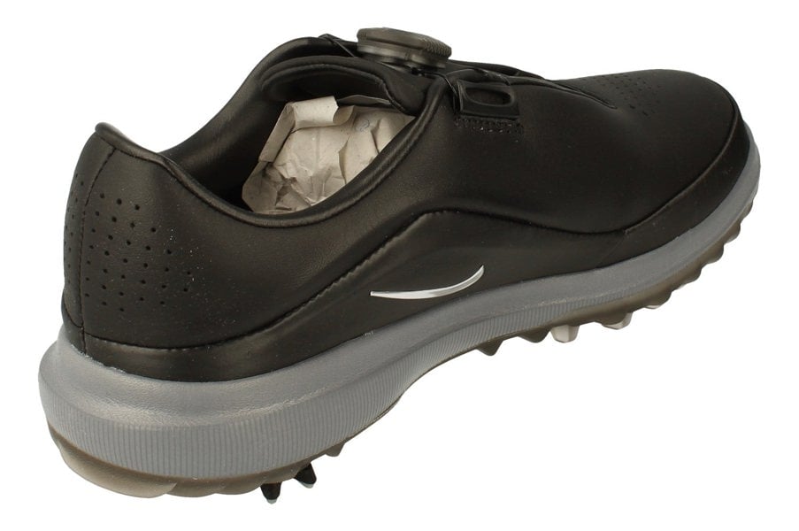Nike Air Zoom Precision Boa Mens Golf Shoes Ah7101 Trainers  002 - Black Metallic Silver 002 - Photo 2