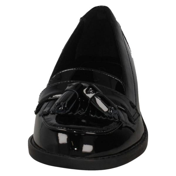 Clarks Ladies Clarks Slip On Tassel Trims Shoes Camzin Angelica