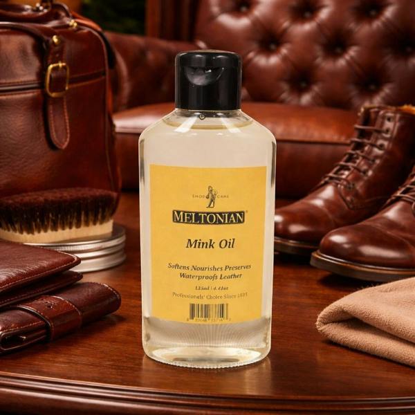 Meltonian Mink Oil - Deep Conditioning & Weather Protection for Leather 125ml