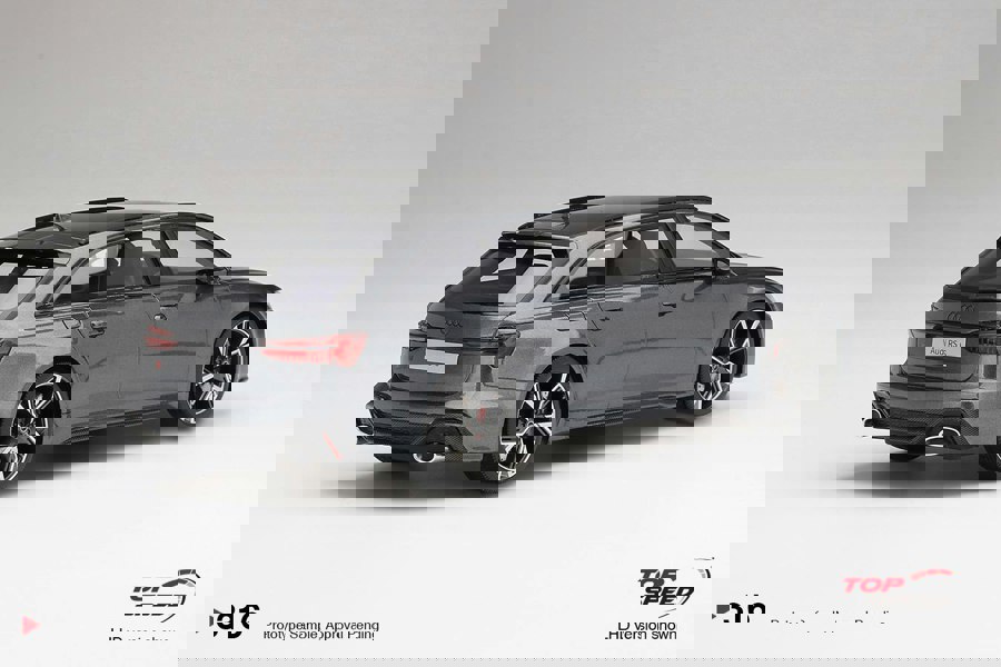 TSM Audi RS6 Avant Carbon Black Daytona Grey 1:18 Scale TSM TS0316