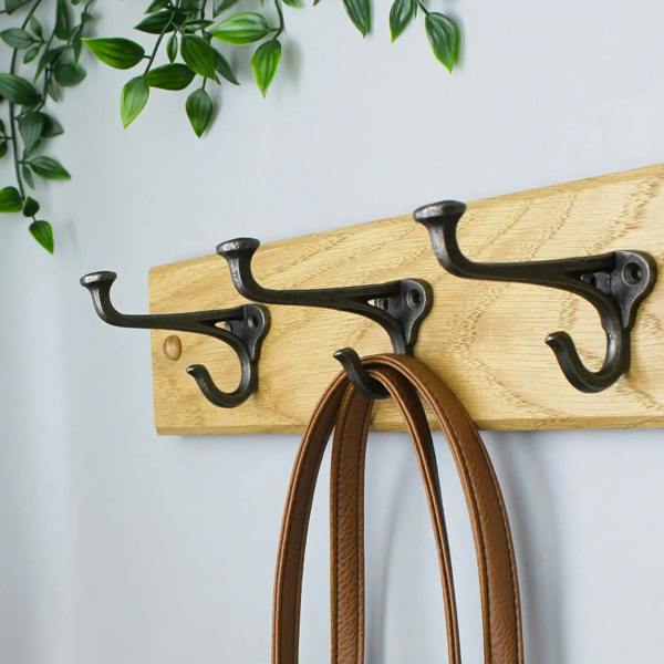 Antique Cast Iron Evelyn Hall Stand Hat & Coat Hook 100mm - Pack of 4 Hooks