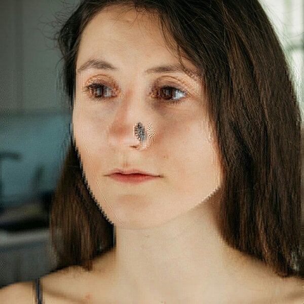 The Colourful Aura Round Simple Clip on Oxidised German Silver Non Pierced Nose Pin