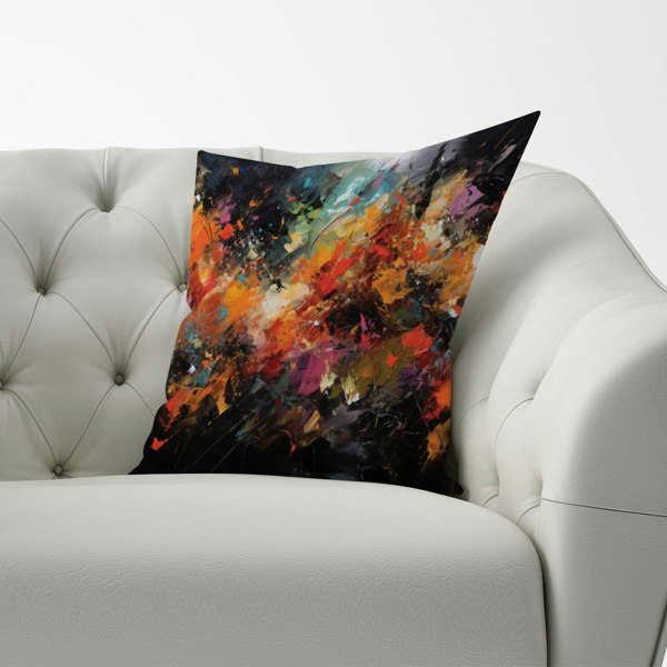 Warren Reed A Vibrant Abstract Painting Cushions