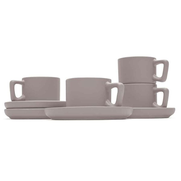 Berlinger Haus 4+4 pcs espresso cup set Berlinger Haus BH10016 Taupe
