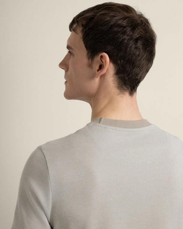 Larsson & Co Osvald - Jacquard Textured T-Shirt