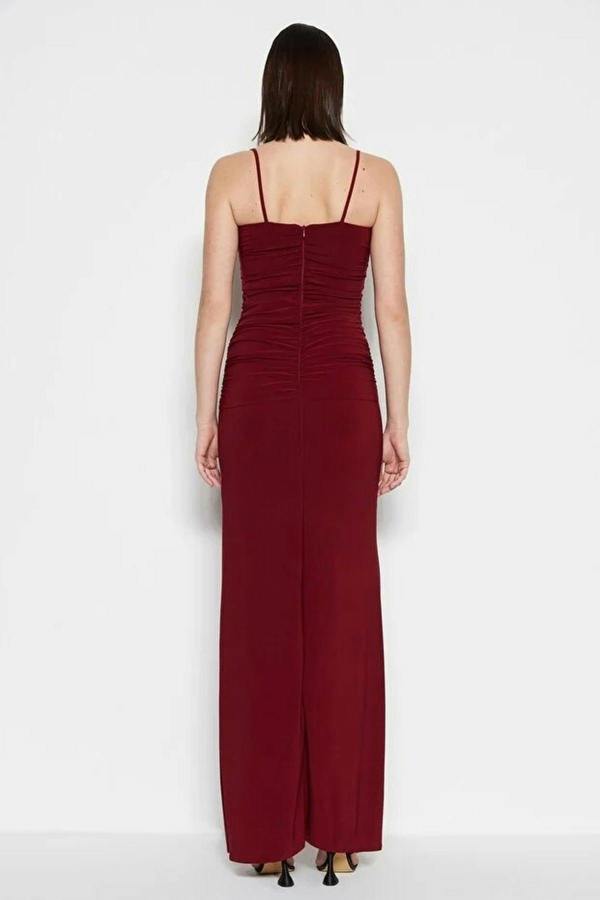 WOVCOR Knitted Long Elegant Evening Dress