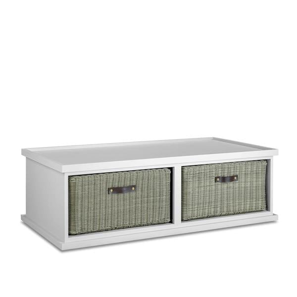 Statement Furniture Tetbury Washing Machine and Dryer Stand, Double Appliance Pedestal with Storage