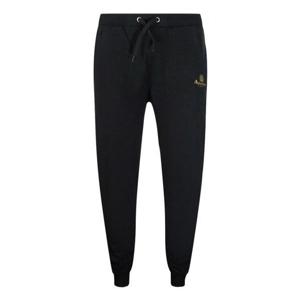 Aquascutum Black Zip-Up Hoodie Tracksuit Set - Nova Clothing