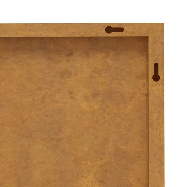 Berkfield Garden Wall Decoration 105x55 cm Corten Steel Bird Design