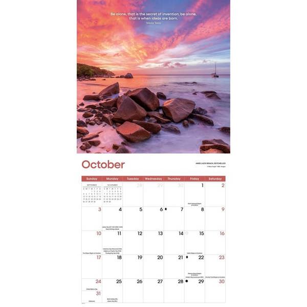Solitude Calendar 2027, Wall Calendars, Month To View, Lifestyle, Gift