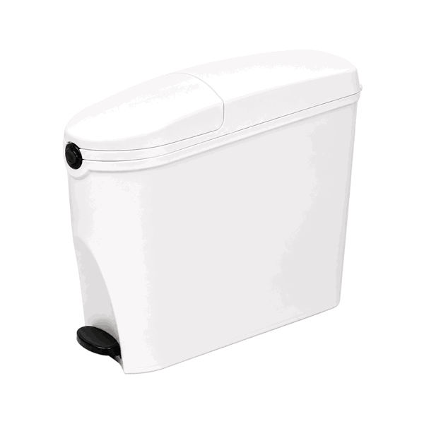 ProWashroom Sanitary Bin 20L Slimline Washrooms Toilets Hygienic Disposal Pedal Container Bins for Female Ladies And Baby Hygiene