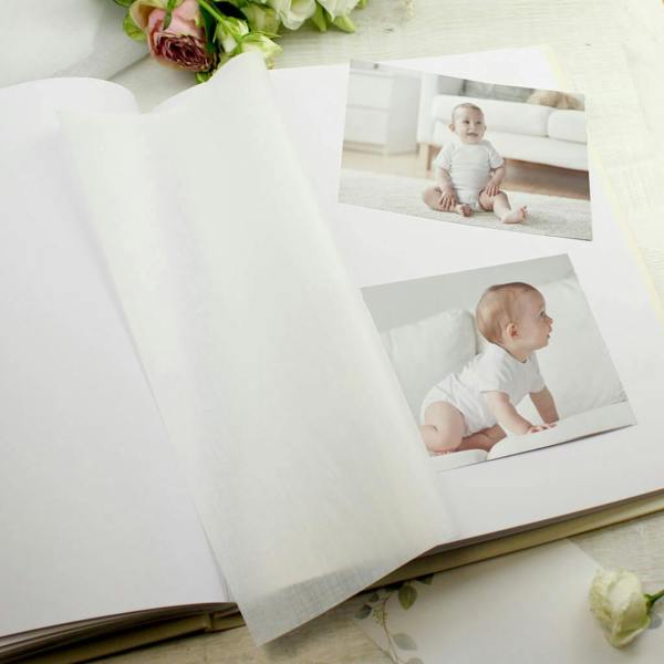 Personalised Christening Photo Album - lifestyle shot