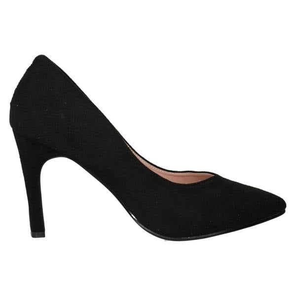 Spot On Ladies Spot On High Heel Wide Fit Court Shoes F90109