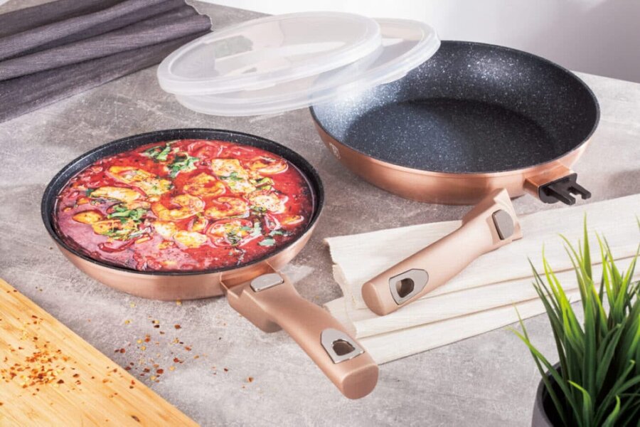 Berlinger Haus Frypan Set Berlinger Haus BH-7742 Rose Gold