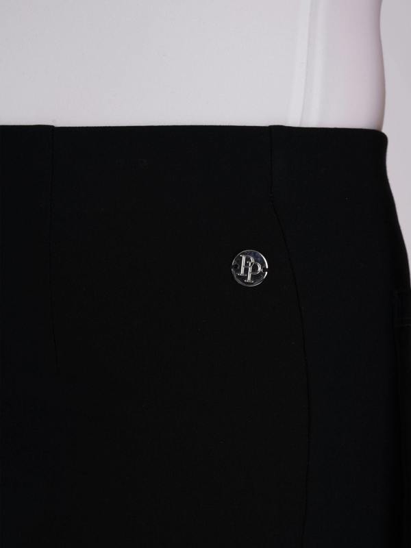 PennyPlain Wide Leg Bengaline - Black
