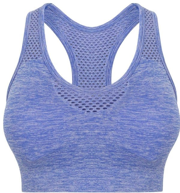 Tombo Women's Tombo Seamless Crop Sports Bra {TL696}