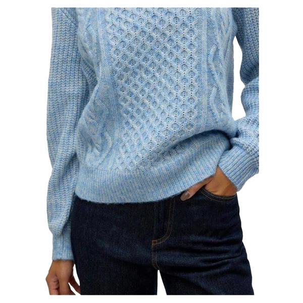 Vero Moda Womens/Ladies Universe Knitted Mock Neck Regular Jumper - Allure - 
