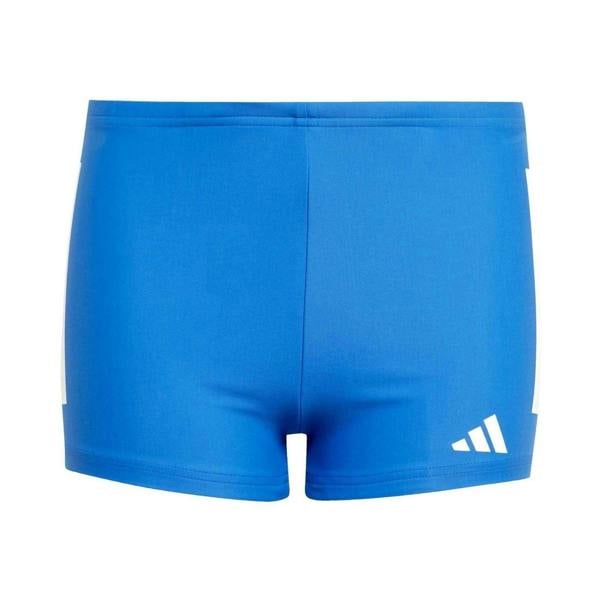 Adidas Childrens/Kids Classic 3 Stripes Regular Swim Shorts - Royal Blue/White - 