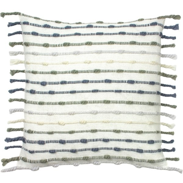Furn Dhadit Stripe Cushion Cover - Natural/Grey