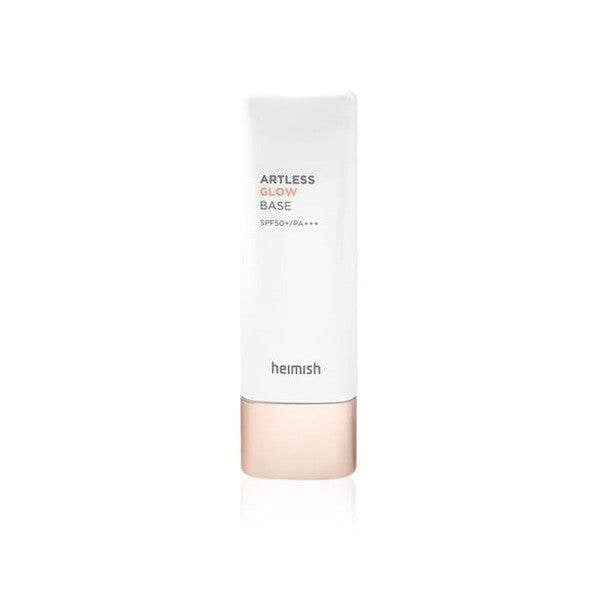Heimish Artless Glow Base SPF 50+ PA+++ – 40ml illuminating makeup primer and sunscreen with botanical extracts available at Atelier De Glow UK.