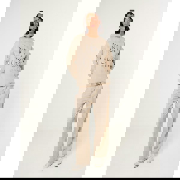 Blue Vanilla Slogan Mon Cheri Snake Sweatshirt