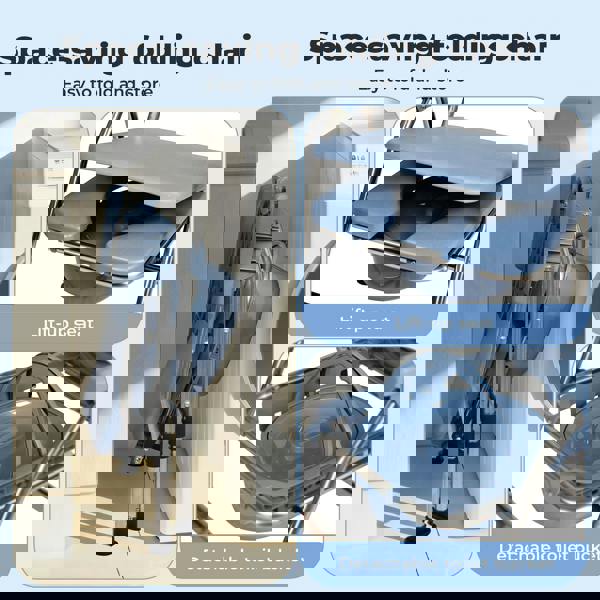 Levede Commode Chair for Bedroom Folding Adjustable Bedside Toilet Shower Chair