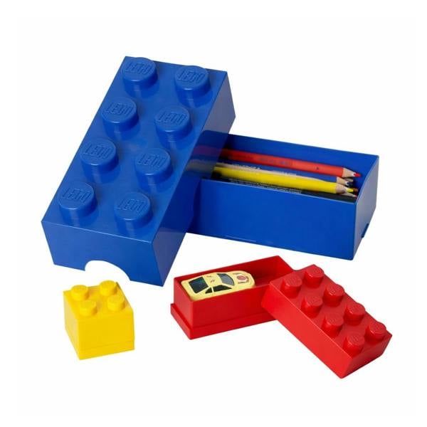 LEGO Mini Box 8 Storage Brick Red