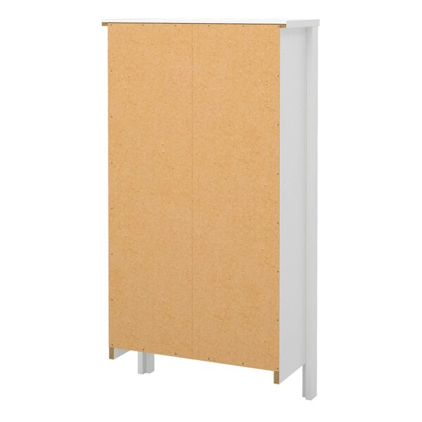Wyld Haus Gossmere White Shoe Cabinet 2 Doors