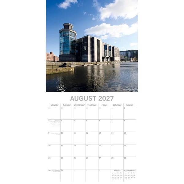 Leeds Calendar 2027, Wall Calendars, Month To View, Travel, Gift