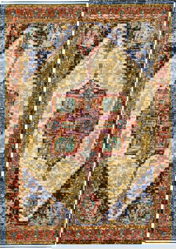 Granada Vintage Rug | Amber Multicolour - The Rugs